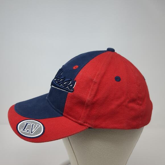 Las Vegas Strapback Baseball Cap Multicolor One Size Adjustable Embroidered - Picture 3 of 9